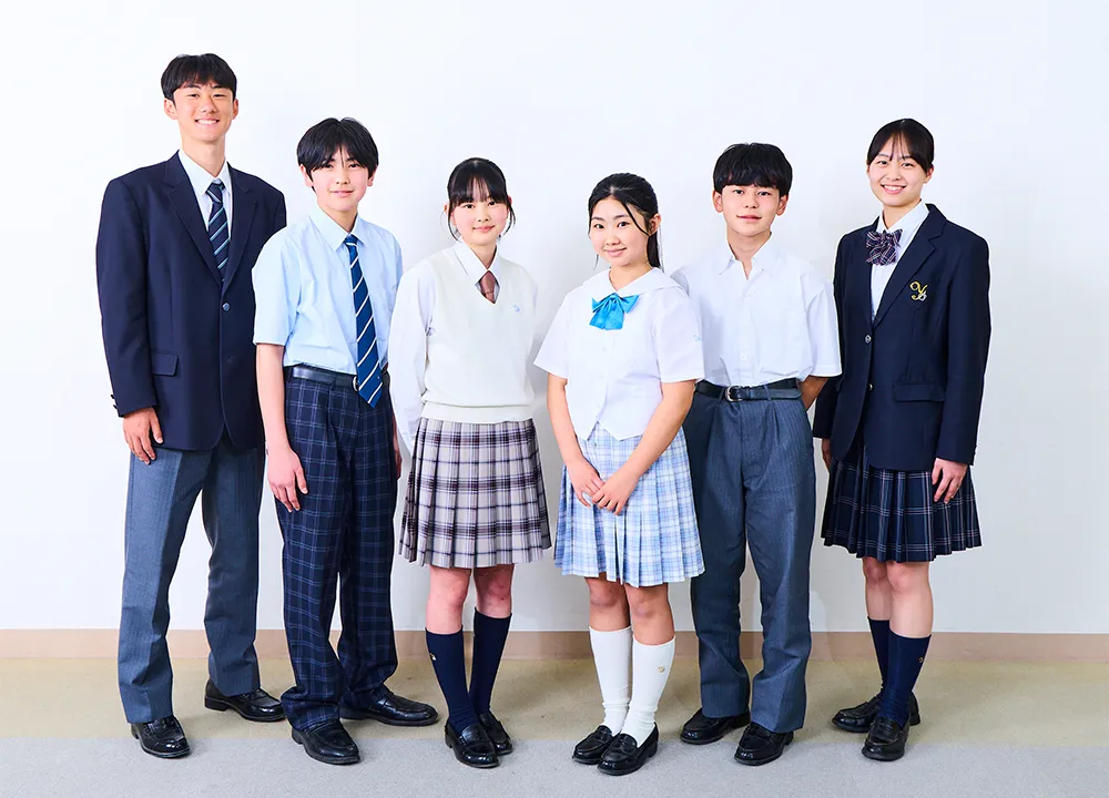 バリエーションが豊富な制服は生徒にも大人気