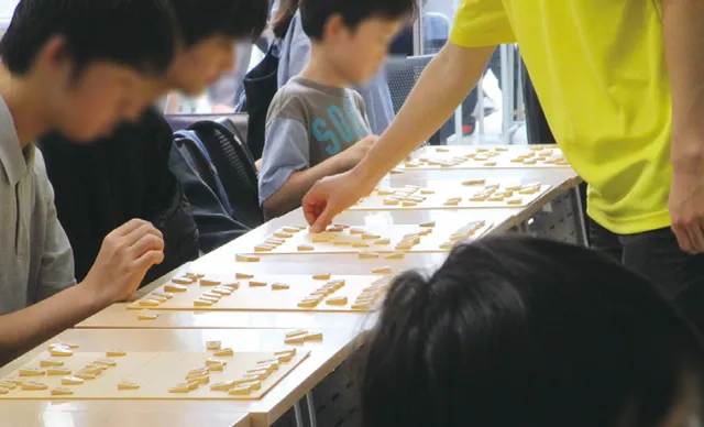 将棋部の対局の様子