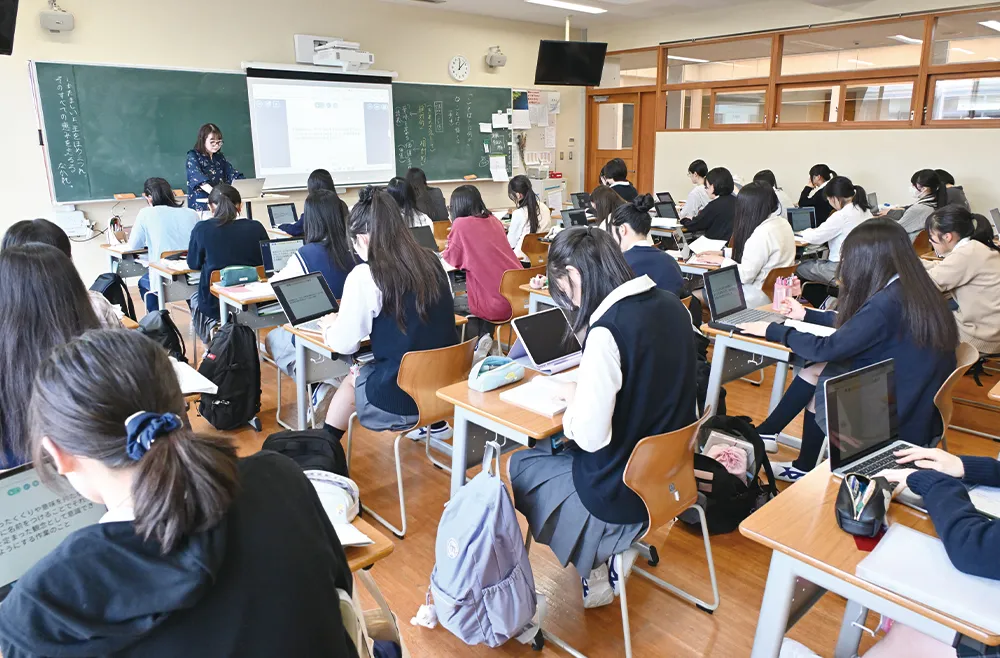 恵泉女学園中学・高等学校 海外研修の様子