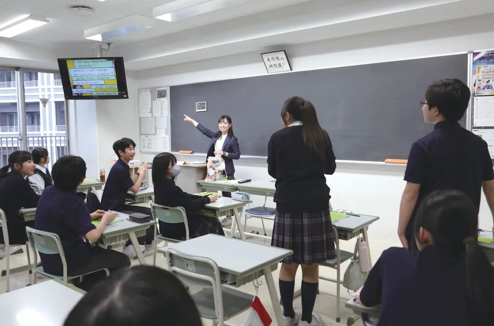 安田学園中学校・高等学校 授業の様子